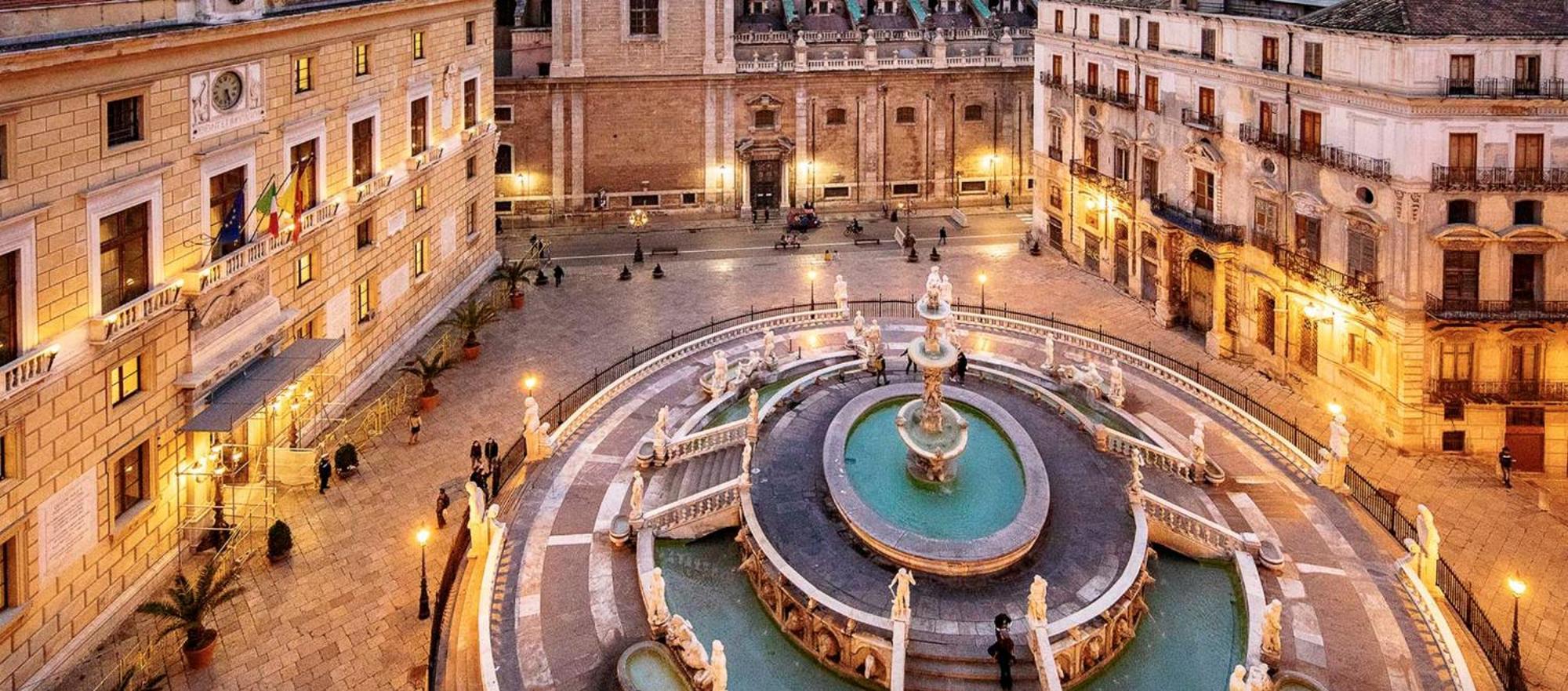 Luci Della Citta Palazzo San Matteo Lägenhet Palermo Exteriör bild